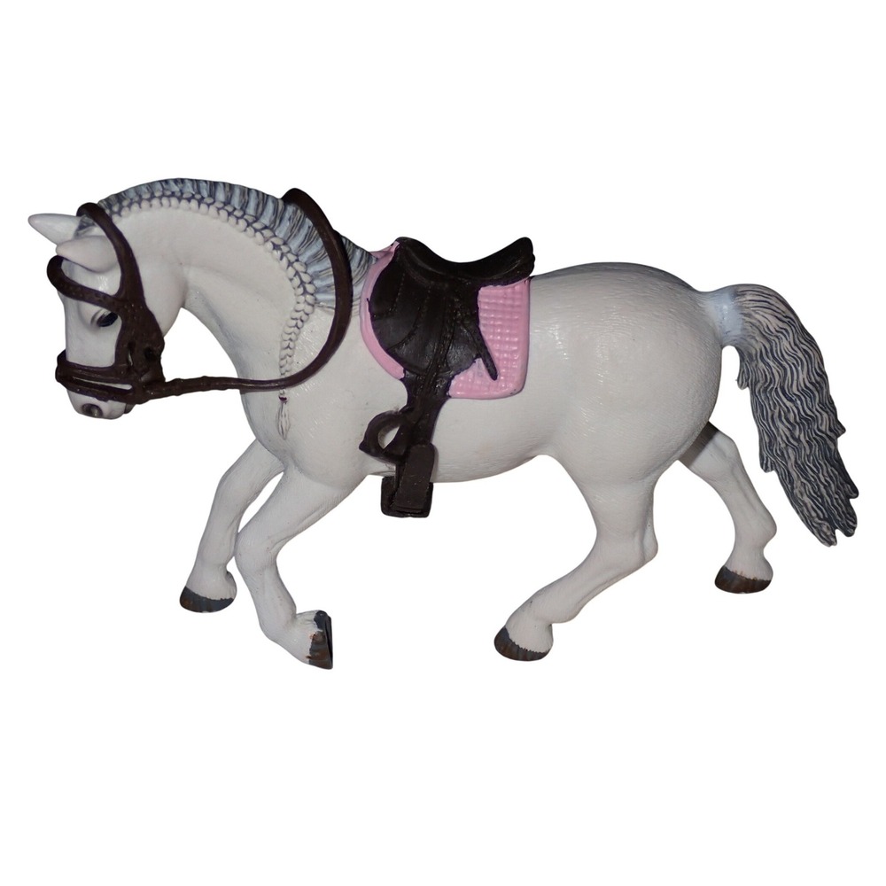 Schleich Lipizzaner Mare Horse Toy Figurine with Saddle and Bridle
